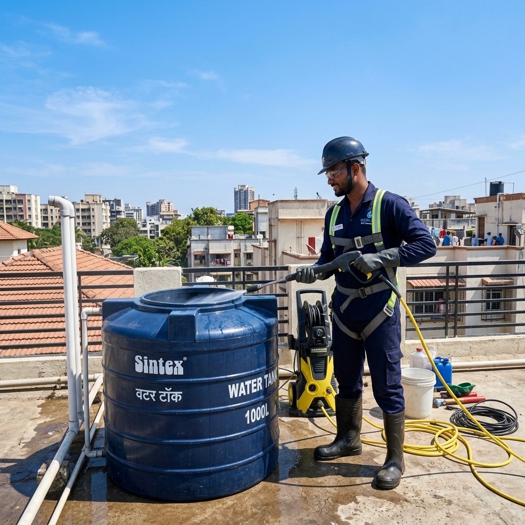 Water Tank Cleaning Technician